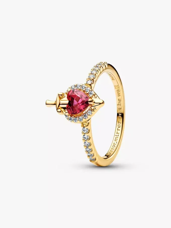 Disney-Bösewichte: Ring „Böse Königin“ mit 14-karätiger Vergoldung Disney-Bösewichte: Ring „Böse Königin“ mit 14-karätiger Vergoldung