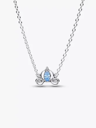 Disney Cinderella’s Carriage Collier-Halskette aus Sterlingsilber