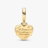 Disney Cinderella’s Carriage & Heart Dangle Charm – 14 Karat vergoldet Disney Cinderella’s Carriage & Heart Dangle Charm – 14 Karat vergoldet