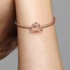 Disney Cinderella Sparkling Carriage Charm – 14 Karat Roségold-Beschichtung