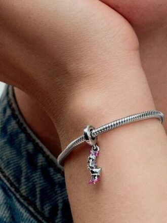 Disney Daisy Duck Dangle Charm – Sterlingsilber