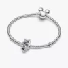 Disney Daisy Duck durchbrochener Charm aus Sterlingsilber Disney Daisy Duck durchbrochener Charm aus Sterlingsilber