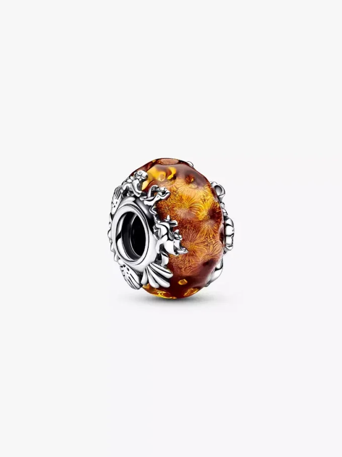 Disney „Der König der Löwen“ Murano Glass Charm aus Sterlingsilber Disney „Der König der Löwen“ Murano Glass Charm aus Sterlingsilber