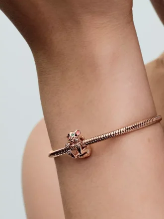 Disney „Der König der Löwen“ Nala-Charm, 14 Karat Roségold-Beschichtung Disney „Der König der Löwen“ Nala-Charm, 14 Karat Roségold-Beschichtung