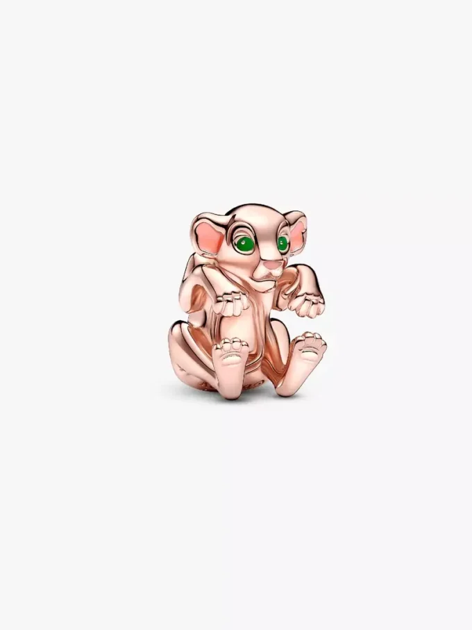 Disney „Der König der Löwen“ Nala-Charm, 14 Karat Roségold-Beschichtung Disney „Der König der Löwen“ Nala-Charm, 14 Karat Roségold-Beschichtung