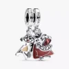 Disney Der König der Löwen Timon & Pumbaa teilbarer Dangle Charm aus Sterlingsilber