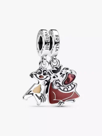 Disney Der König der Löwen Timon & Pumbaa teilbarer Dangle Charm aus Sterlingsilber