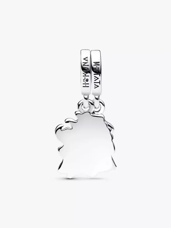 Disney Der König der Löwen Timon & Pumbaa teilbarer Dangle Charm aus Sterlingsilber