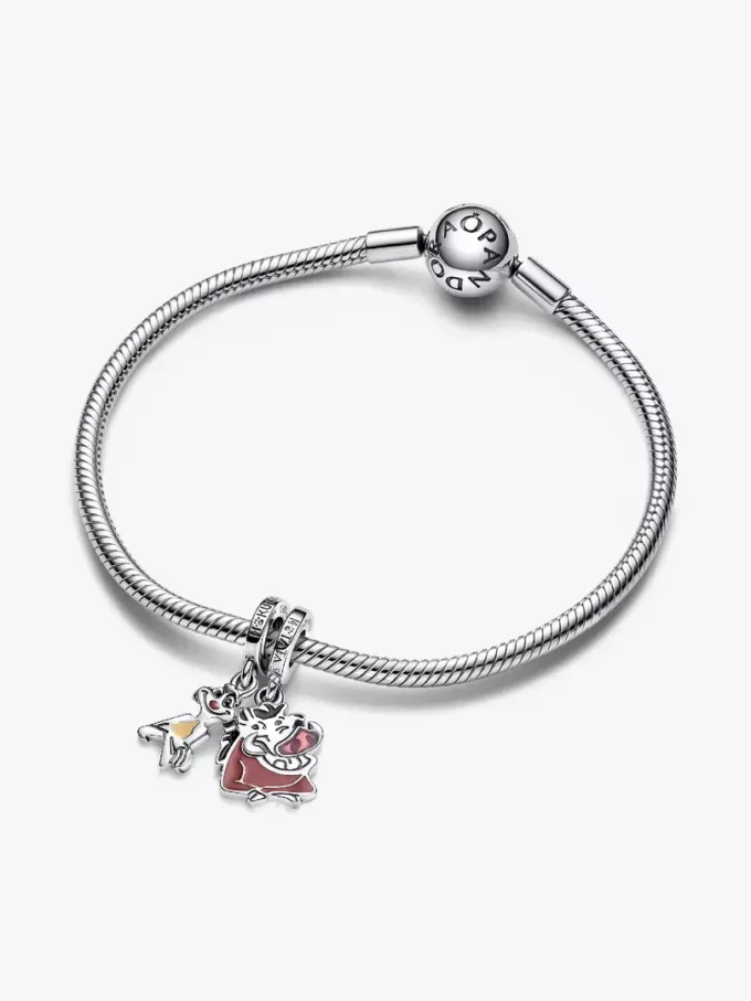 Disney Der König der Löwen Timon & Pumbaa teilbarer Dangle Charm aus Sterlingsilber