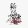 Disney Der König der Löwen Timon & Pumbaa teilbarer Dangle Charm – Sterlingsilber