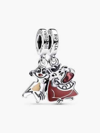 Disney Der König der Löwen Timon & Pumbaa teilbarer Dangle Charm – Sterlingsilber