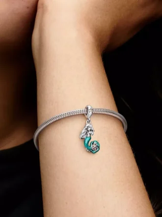 Disney Die kleine Meerjungfrau Ariel Dangle Charm aus Sterlingsilber