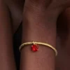 Disney „Die Schöne und das Biest“ – Dangle Charm mit verzauberter Rose, 14-karätig vergoldet Disney „Die Schöne und das Biest“ – Dangle Charm mit verzauberter Rose, 14-karätig vergoldet