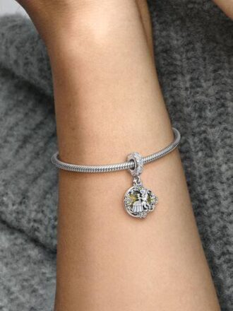 Disney „Die Schöne und das Biest“ Dangle Charm – Sterlingsilber