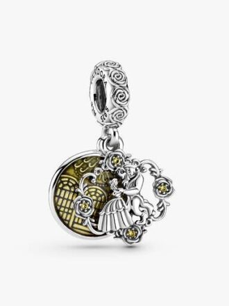 Disney „Die Schöne und das Biest“ Dangle Charm – Sterlingsilber