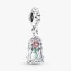 Disney „Die Schöne und das Biest“ Enchanted Rose Dangle Charm – Sterlingsilber Disney „Die Schöne und das Biest“ Enchanted Rose Dangle Charm – Sterlingsilber