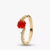 Disney „Die Schöne und das Biest“ – Ring mit verzauberter Rose, 14-karätige Vergoldung Disney „Die Schöne und das Biest“ – Ring mit verzauberter Rose, 14-karätige Vergoldung