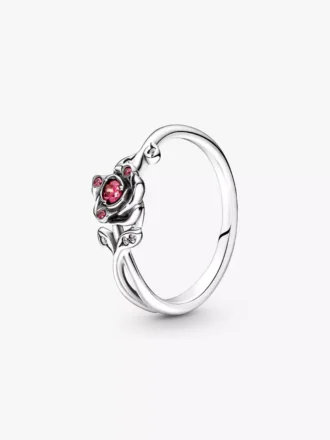 Disney „Die Schöne und das Biest“ Rosenring aus Sterlingsilber