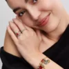 Disney „Die Schöne und das Biest“ – Ring mit verzauberter Rose, 14-karätige Vergoldung Disney „Die Schöne und das Biest“ – Ring mit verzauberter Rose, 14-karätige Vergoldung