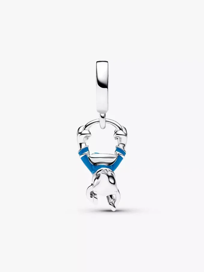 Disney Donald Duck Dangle Charm aus Sterlingsilber Disney Donald Duck Dangle Charm aus Sterlingsilber