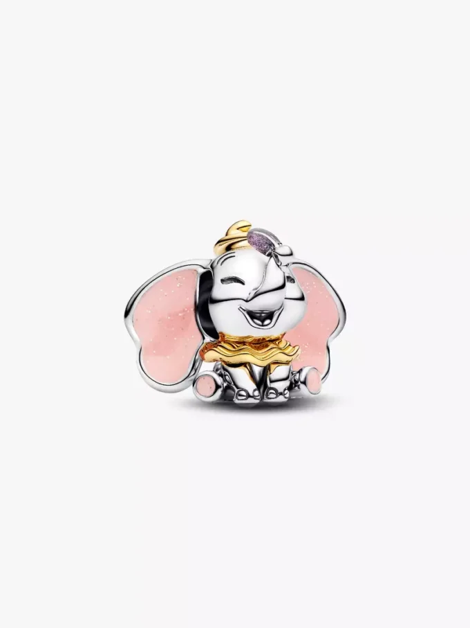 Disney Dumbo Charm aus Sterlingsilber, 14-karätig vergoldet Disney Dumbo Charm aus Sterlingsilber, 14-karätig vergoldet