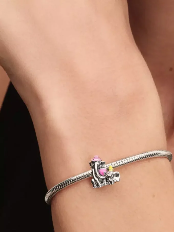 Disney Dumbo & Mama-Charm aus Sterlingsilber Disney Dumbo & Mama-Charm aus Sterlingsilber