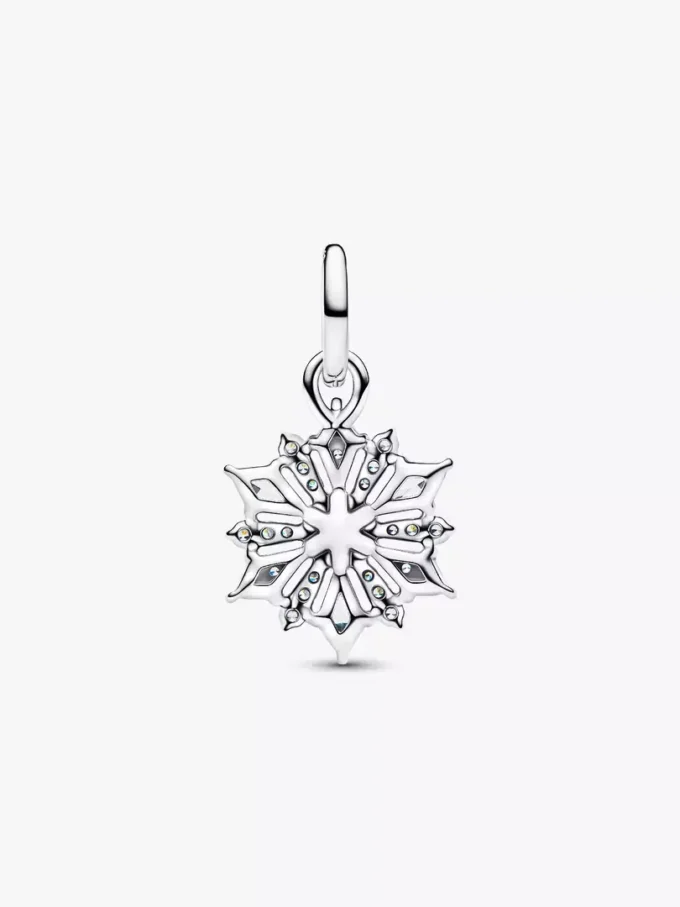 Disney Frozen Königin Elsa Schneeflocken-Dangle Charm aus Sterlingsilber Disney Frozen Königin Elsa Schneeflocken-Dangle Charm aus Sterlingsilber