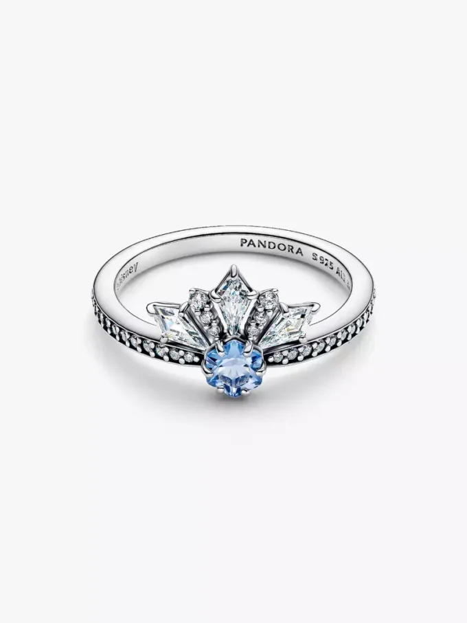 Disney Frozen Königin Elsa Tiara-Ring aus Sterlingsilber Disney Frozen Königin Elsa Tiara-Ring aus Sterlingsilber