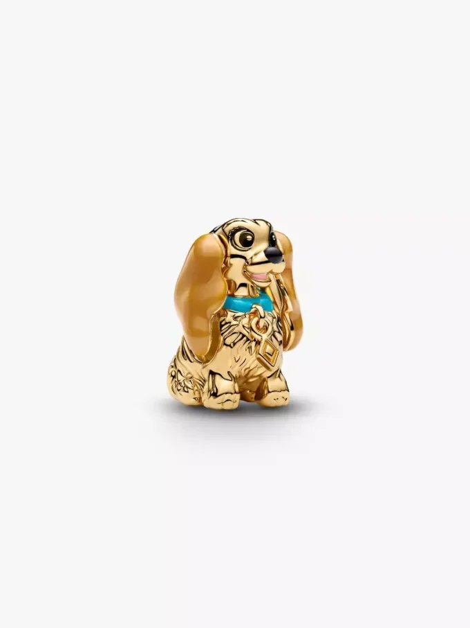 Disney Lady Charm, 14-karätige Vergoldung