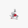 Disney Mickey-Mouse-Amor-Charm – Sterlingsilber Disney Mickey-Mouse-Amor-Charm – Sterlingsilber