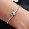 Disney Mickey Mouse Clasp Moments Snake Chain Armband aus Sterlingsilber Disney Mickey Mouse Clasp Moments Snake Chain Armband aus Sterlingsilber