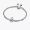 Disney Mickey Mouse durchbrochener Charm aus Sterlingsilber Disney Mickey Mouse durchbrochener Charm aus Sterlingsilber
