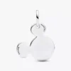Disney Mickey Mouse gravierbarer Dangle Charm aus Sterlingsilber Disney Mickey Mouse gravierbarer Dangle Charm aus Sterlingsilber