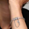 Disney Mickey Mouse Kletter-Safety Chain – Sterlingsilber Disney Mickey Mouse Kletter-Safety Chain – Sterlingsilber