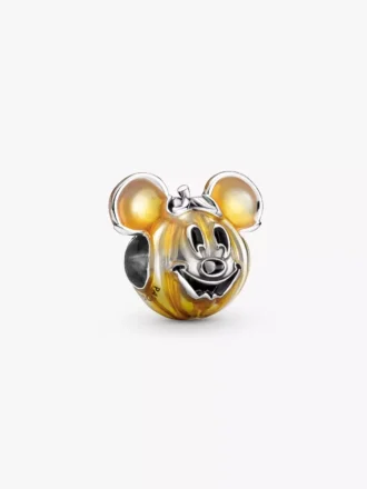 Disney Mickey-Mouse-Kürbis-Charm aus Sterlingsilber