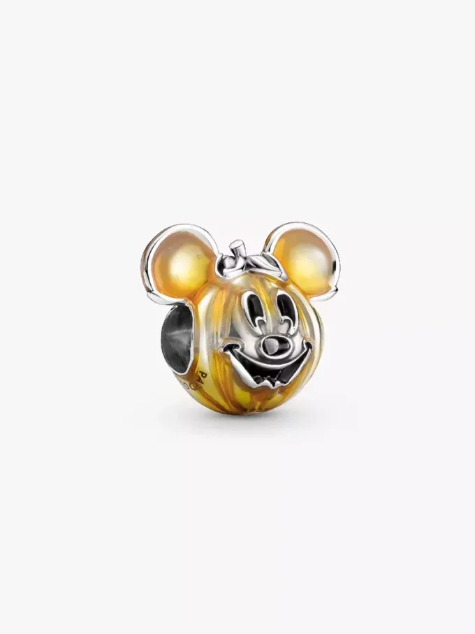 Disney Mickey-Mouse-Kürbis-Charm aus Sterlingsilber Disney Mickey-Mouse-Kürbis-Charm aus Sterlingsilber