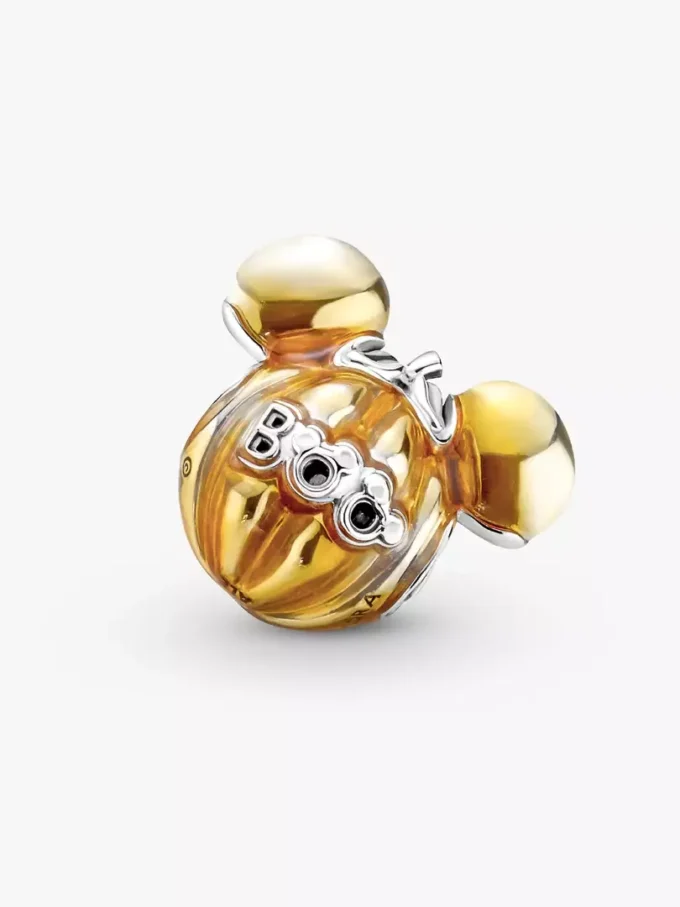 Disney Mickey-Mouse-Kürbis-Charm aus Sterlingsilber Disney Mickey-Mouse-Kürbis-Charm aus Sterlingsilber