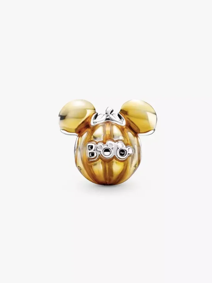 Disney Mickey-Mouse-Kürbis-Charm aus Sterlingsilber Disney Mickey-Mouse-Kürbis-Charm aus Sterlingsilber