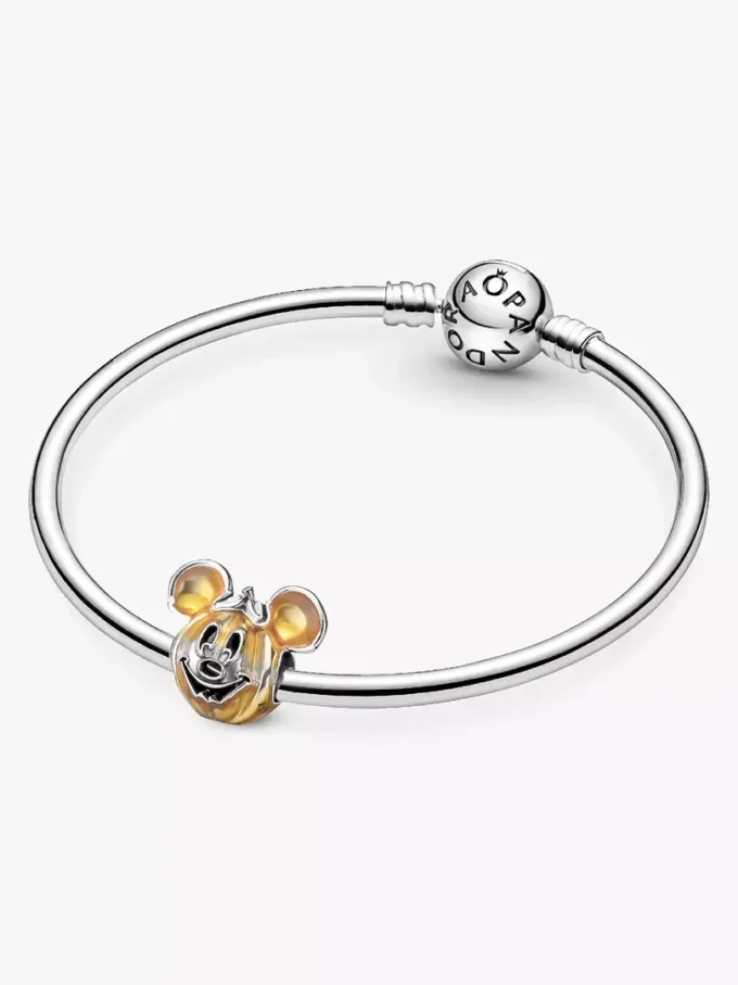 Disney Mickey-Mouse-Kürbis-Charm aus Sterlingsilber Disney Mickey-Mouse-Kürbis-Charm aus Sterlingsilber