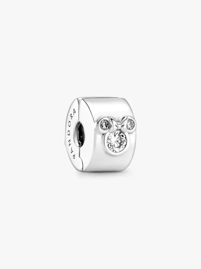 Disney Mickey Mouse & Minnie Mouse Clip Charm aus Sterlingsilber Disney Mickey Mouse & Minnie Mouse Clip Charm aus Sterlingsilber