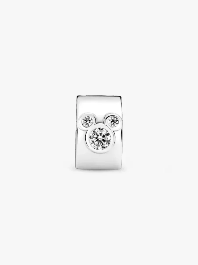 Disney Mickey Mouse & Minnie Mouse Clip Charm aus Sterlingsilber Disney Mickey Mouse & Minnie Mouse Clip Charm aus Sterlingsilber