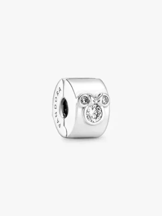Disney Mickey Mouse & Minnie Mouse Clip Charm – Sterlingsilber