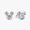 Disney Mickey Mouse & Minnie Mouse funkelnde Ohrringe aus Sterlingsilber Disney Mickey Mouse & Minnie Mouse funkelnde Ohrringe aus Sterlingsilber