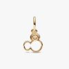Disney Mickey Mouse Silhouette Lab-Grown Diamond Dangle Charm – 0,15 ct TW, 14 Karat Gold Disney Mickey Mouse Silhouette Lab-Grown Diamond Dangle Charm – 0,15 ct TW, 14 Karat Gold