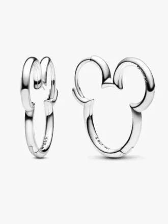 Disney Mickey Mouse Silhouette Ohrringe – Sterlingsilber