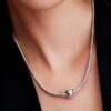 Disney Mickey Mouse Snake Chain – Sterlingsilber Disney Mickey Mouse Snake Chain – Sterlingsilber