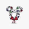 Disney Mickey Mouse Weihnachtskranz-Charm – Sterlingsilber