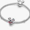 Disney Mickey Mouse Weihnachtskranz-Charm – Sterlingsilber