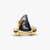 Disney Mickey-Mouse-Zaubererhut-Charm 0,007 ct TW, 14-karätige Vergoldung