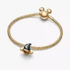 Disney Mickey-Mouse-Zaubererhut-Charm 0,007 ct TW, 14-karätige Vergoldung